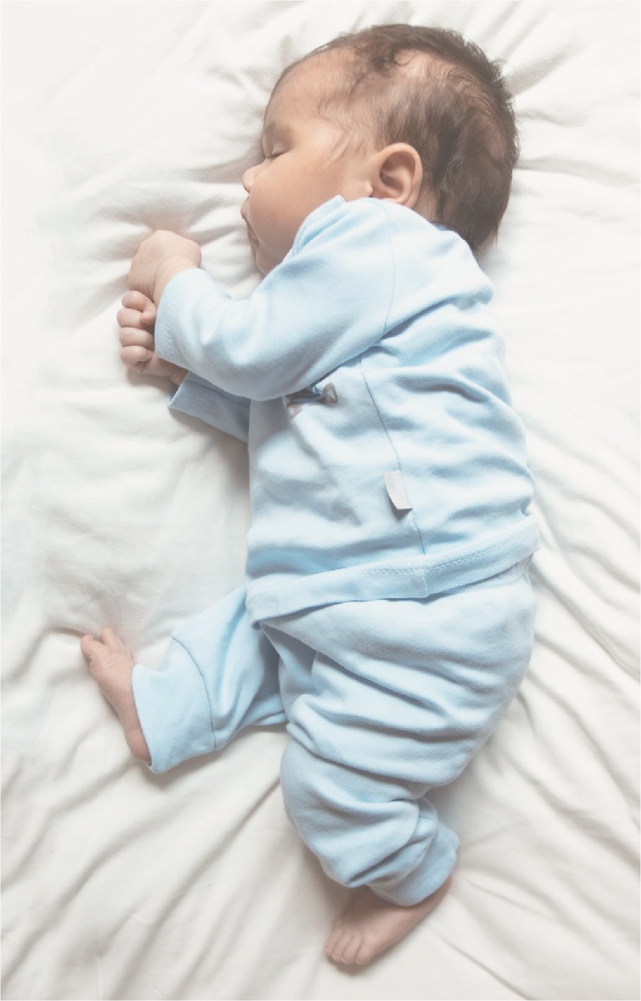 Happy family sleeping